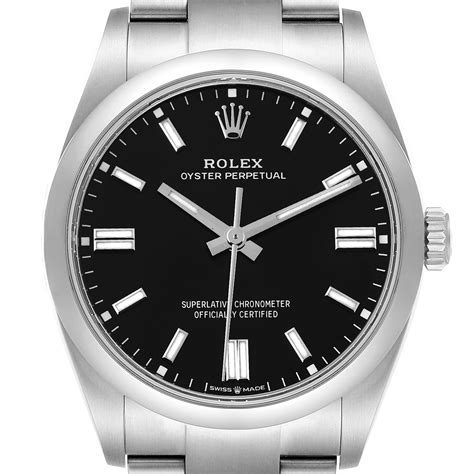 rolex oyster perpetual black dial white dial